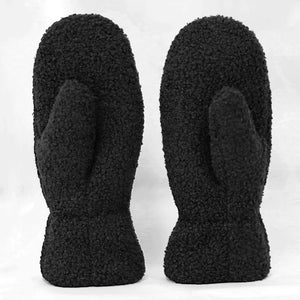 Women's Bouclé Mittens Palm