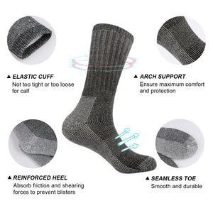 Super Merino Wool Socks Thermal Full Cushion - Gloves for Therapy by Veturo