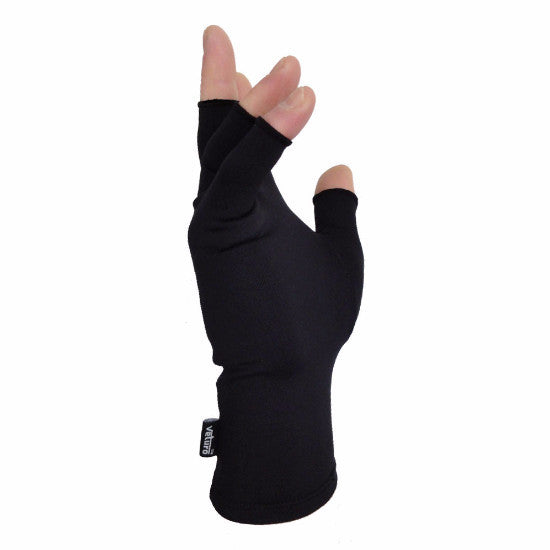 Infrared Compression Arthritis Half Finger Gloves - Gloves for Therapy by Veturo