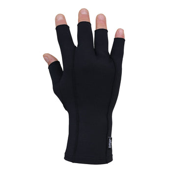 Infrared Compression Arthritis Half Finger Gloves - Gloves for Therapy by Veturo