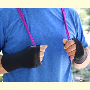 Infrared Fingerless Mitten Gloves - Hand & Wrist Support - Gloves for Therapy by Veturo