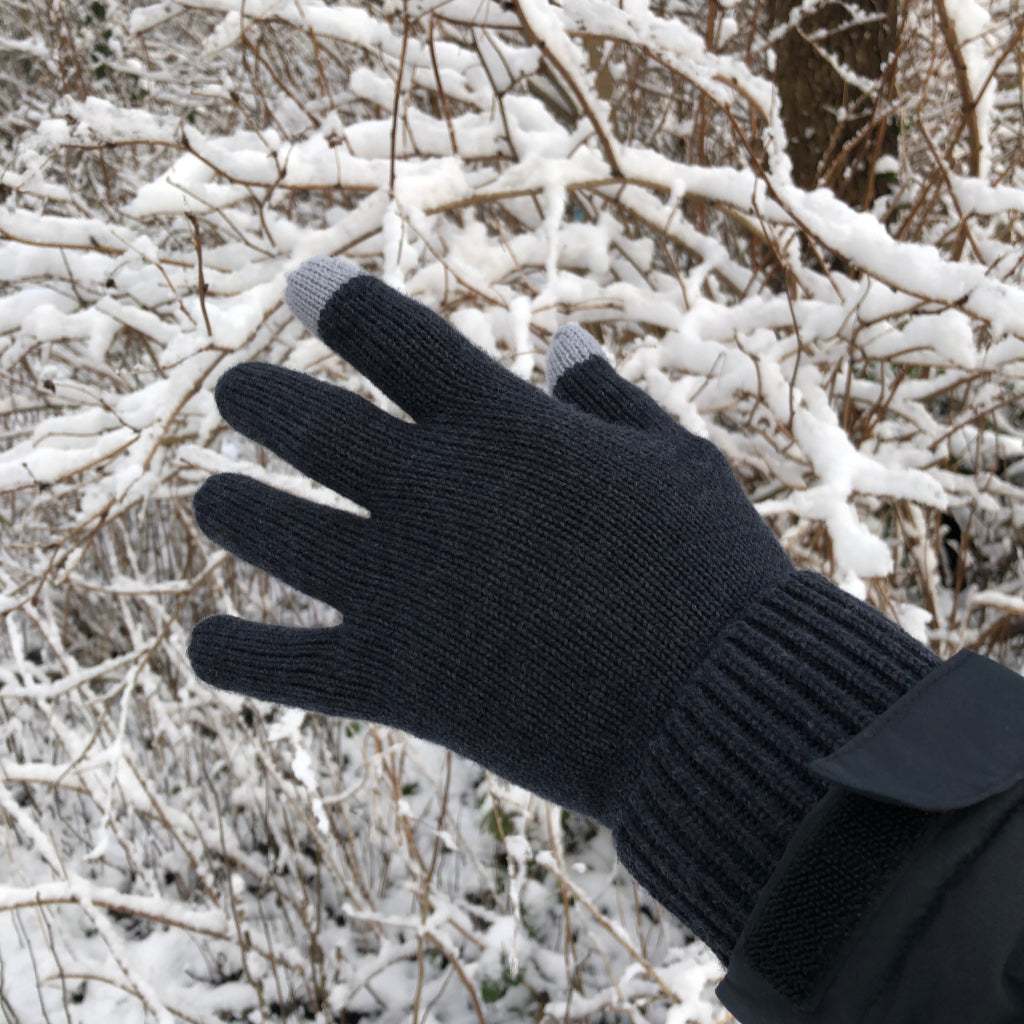 Mens Merino Gloves 100% Pure Wool 